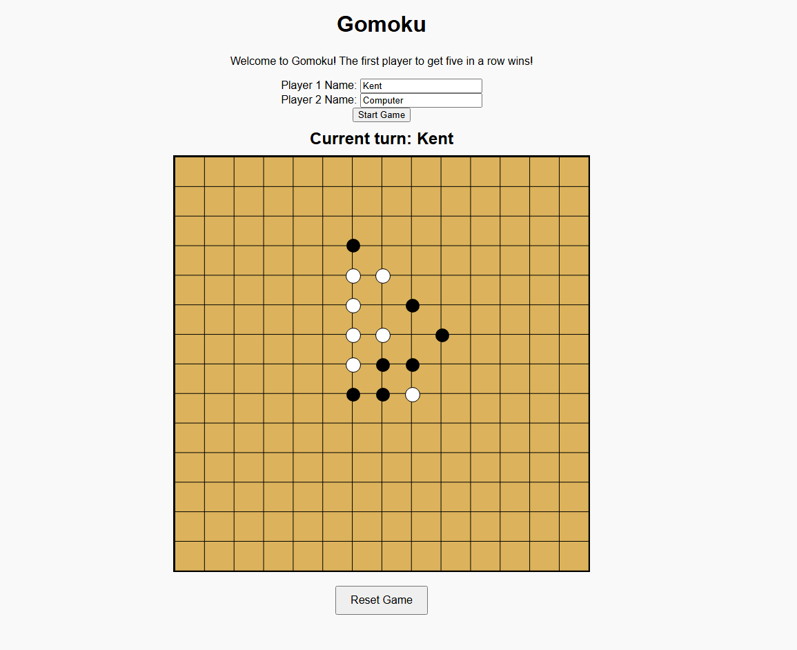 Gomoku Game
